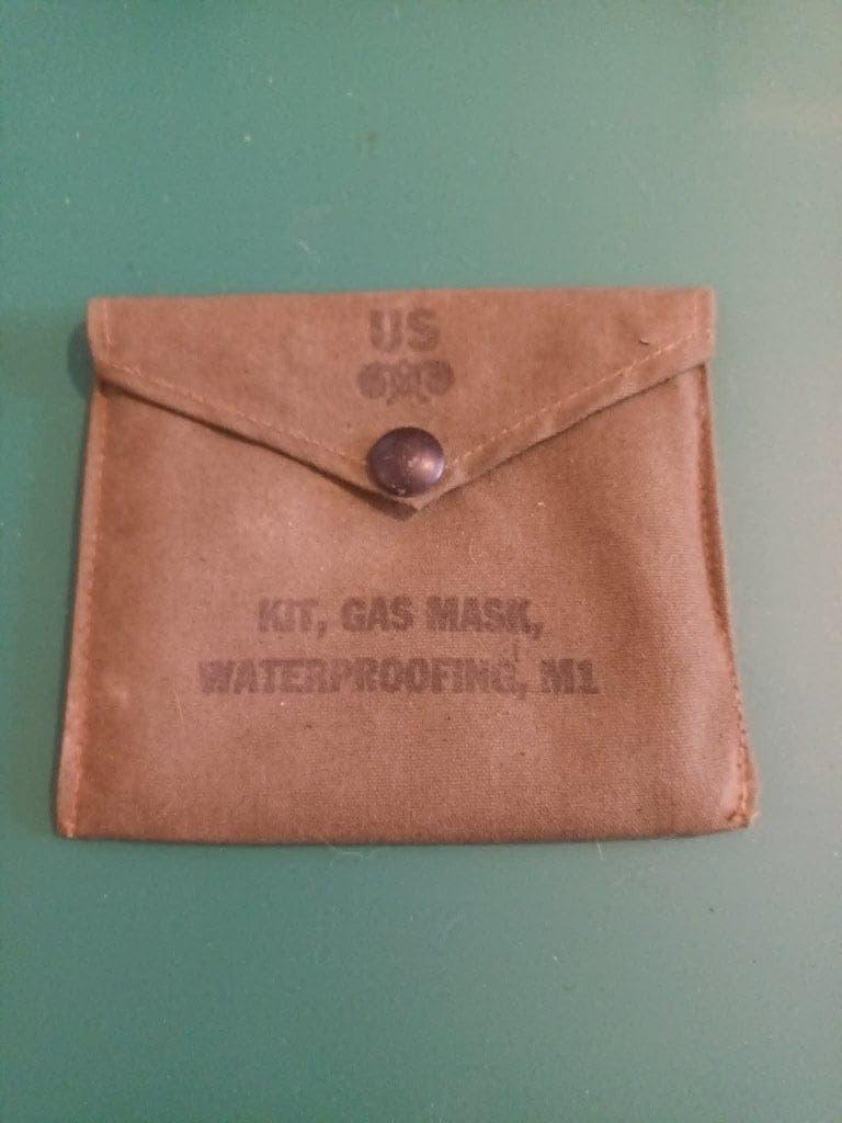US WW2 Kit, Gas Mask, Waterproofing, M1, Collections, Enlèvement ou Envoi, Armée de terre, Autres types