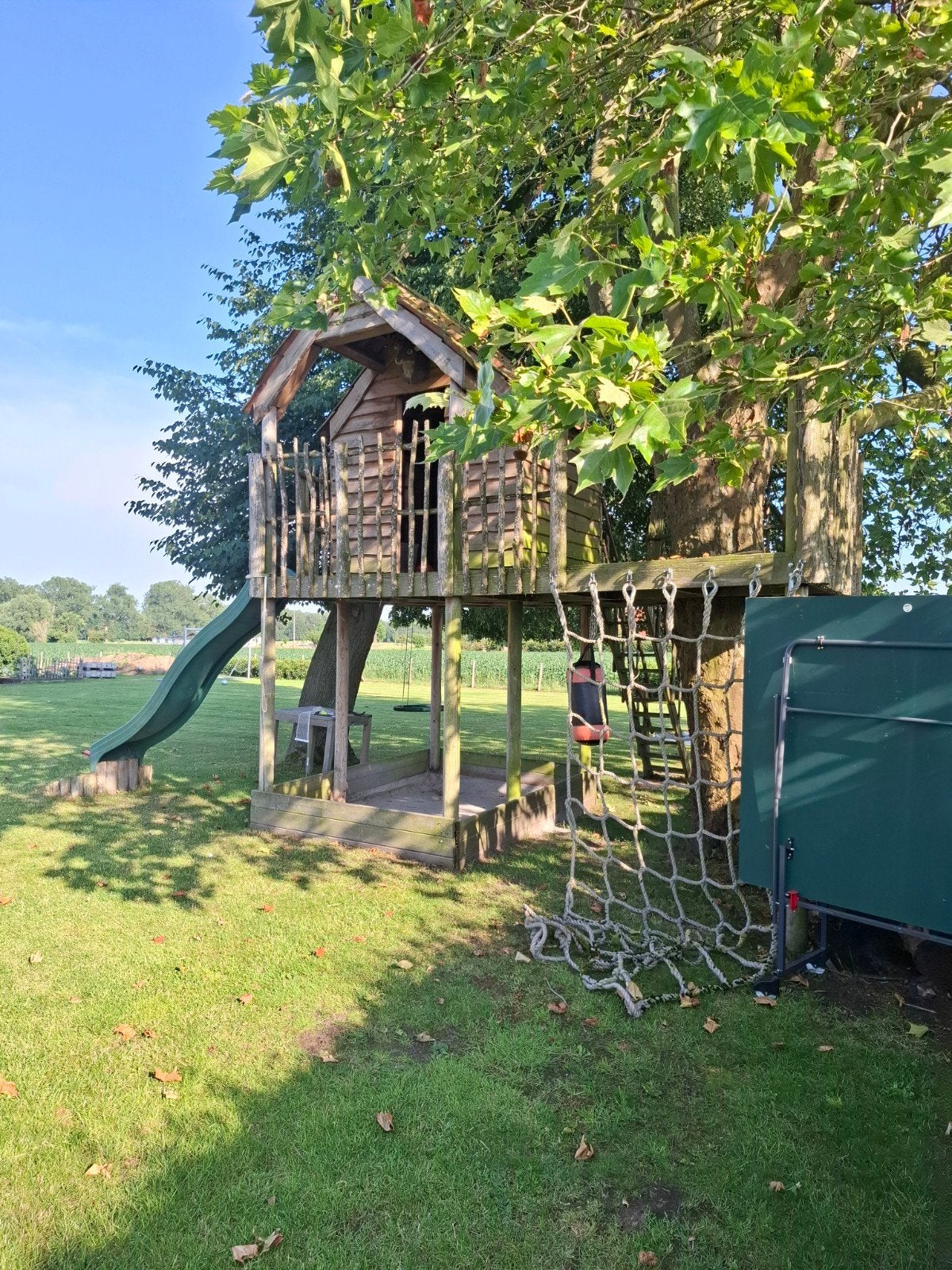 Boomhut / speeltuin, Ophalen, Klimnet