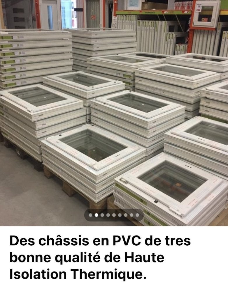 Déstockage de châssis et portes pvc, Enlèvement, Neuf, Châssis de fenêtre