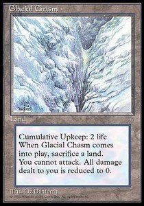Glacial Chasm - LAND - ICE - MTG - ts gd en ex, Hobby & Loisirs créatifs, Jeux de cartes à collectionner | Magic the Gathering