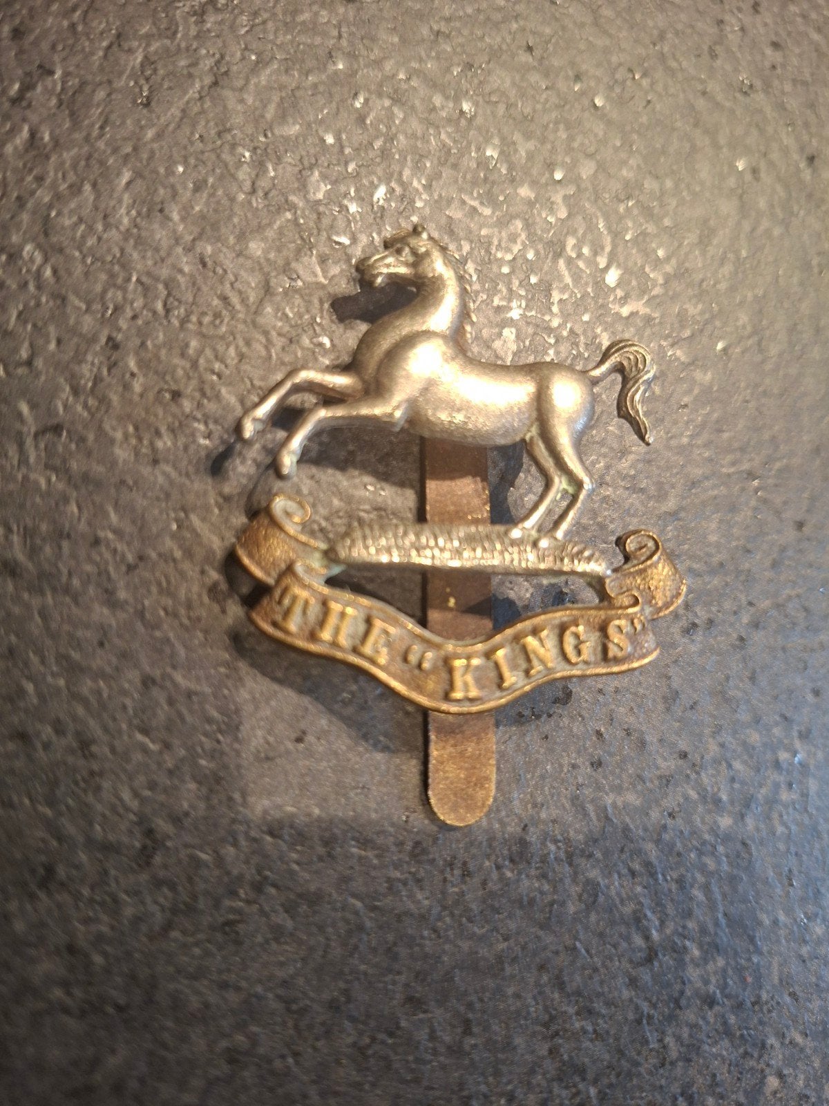Badge de casquette anglaise de la Première Guerre mondiale, Enlèvement ou Envoi