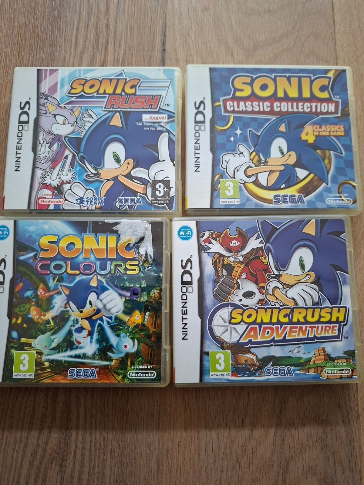 Sonic The Hedgehog DS GAMES, Gebruikt, 1 speler, Ophalen of Verzenden, Vanaf 3 jaar