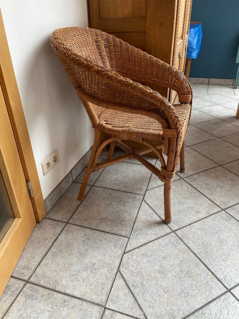 Rotan zetel, Huis en Inrichting, Zetels | Zetels, Ophalen, Gebruikt, Eenpersoons, Riet of Rotan