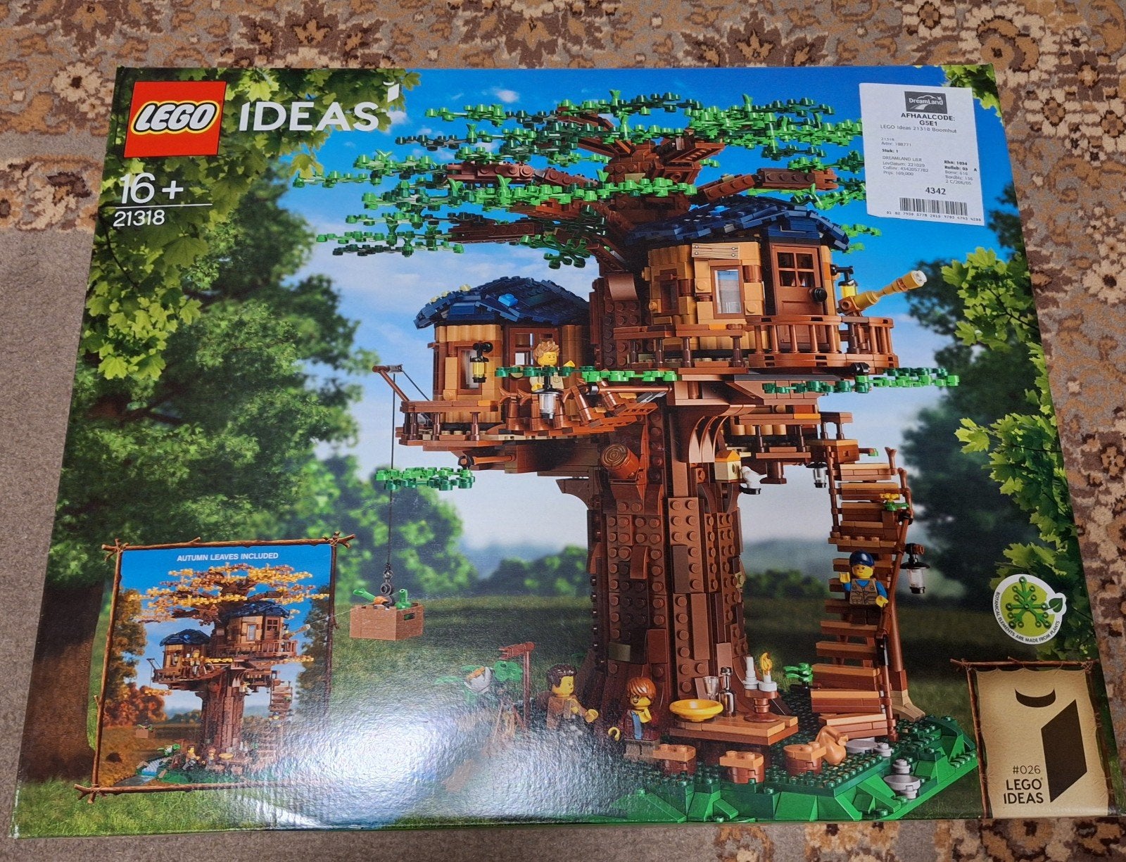 Lego 21318 - Cabane dans les arbres, Neuf, Enlèvement ou Envoi, Lego, Ensemble complet