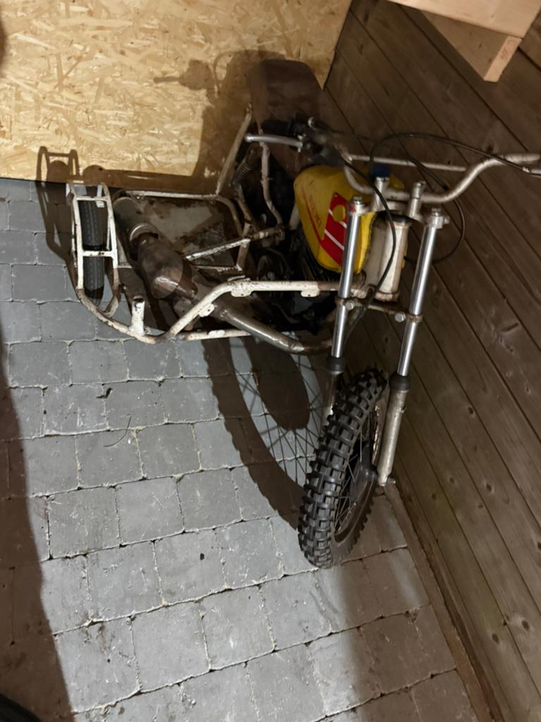Suzuki Rm 50 met zijspan, Ophalen