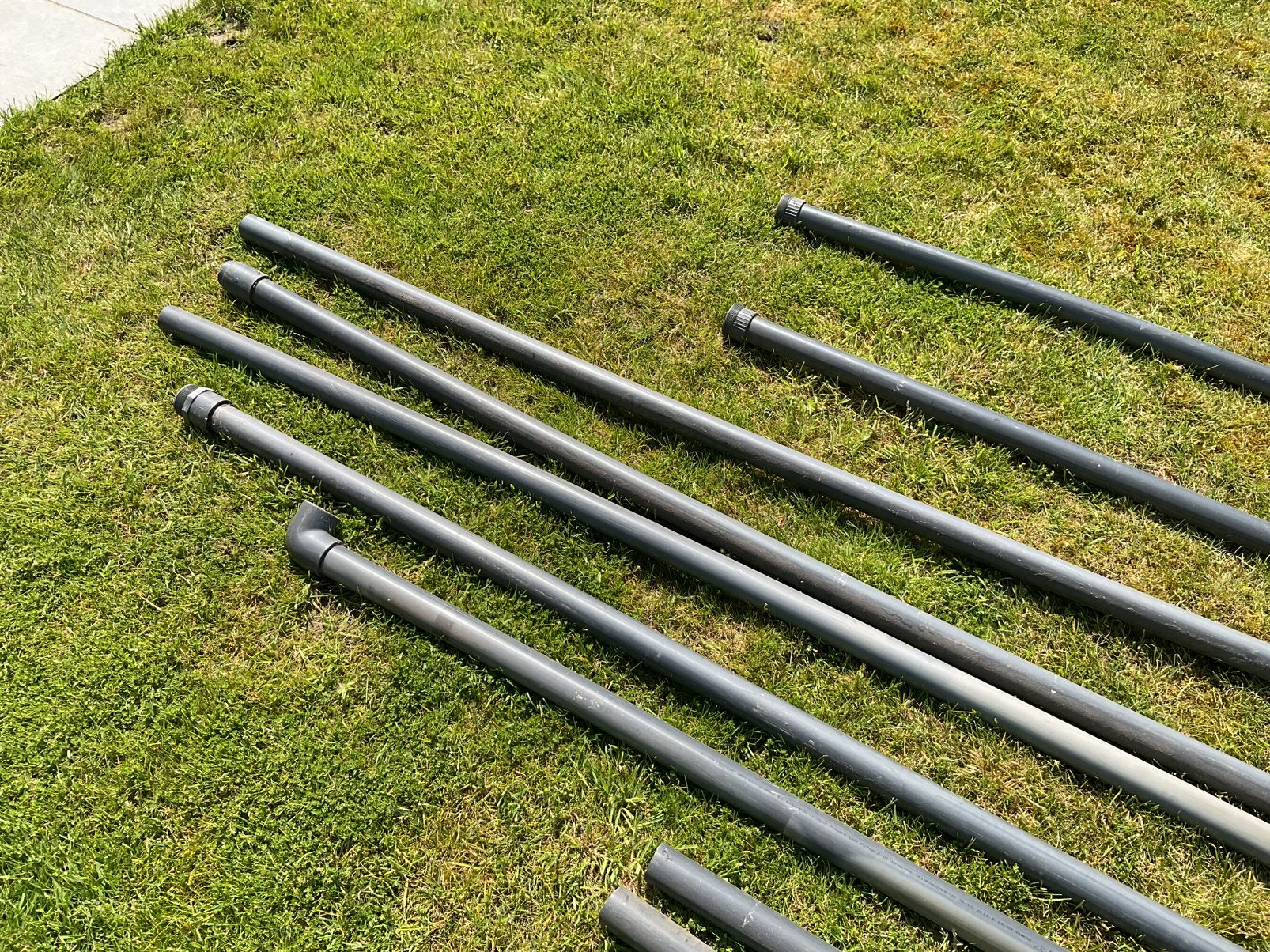Hoge druk pvc buizen voor zwembad aansluiting, Rond, Opzetzwembad, 200 tot 400 cm, Ophalen
