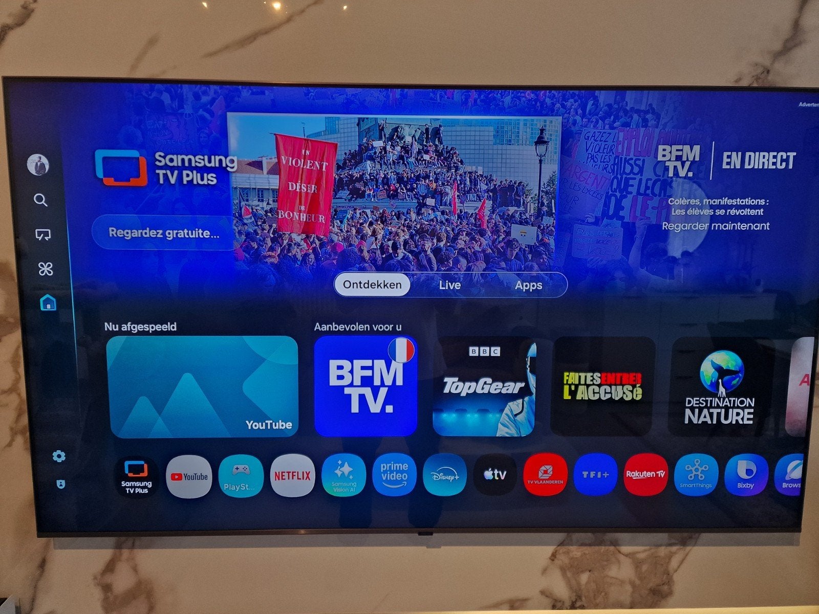 Beschadigde Samsung Neo QLED 4K 65 inch 2025, QLED, 120 Hz, Enlèvement, Utilisé