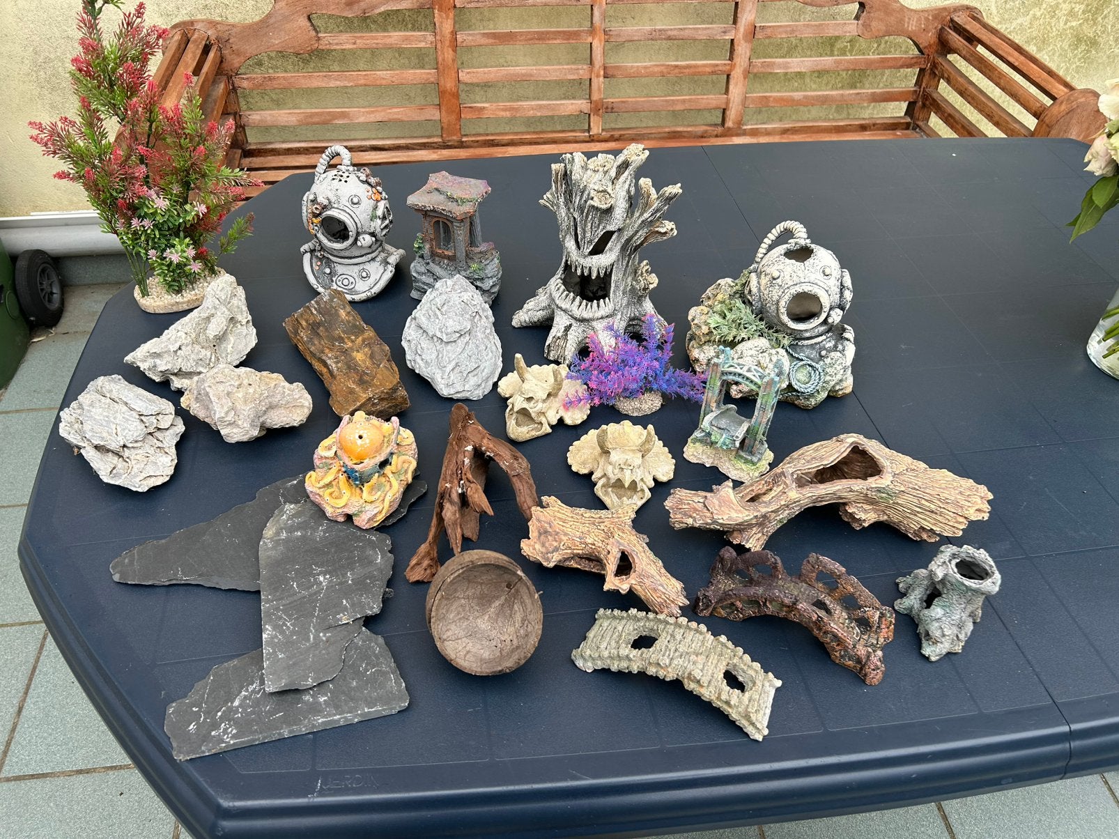 Aquariumdecoratie, Dieren en Toebehoren, Ophalen, Zo goed als nieuw