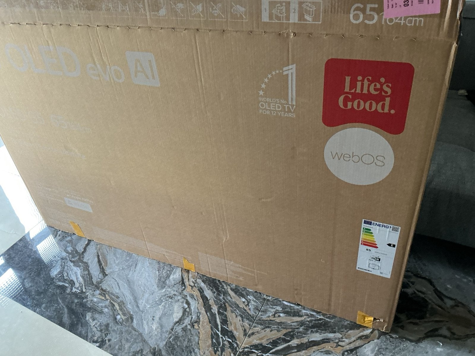 Tv lg. 65G55 nieuw met doos 2025, Enlèvement, Comme neuf, OLED, LG