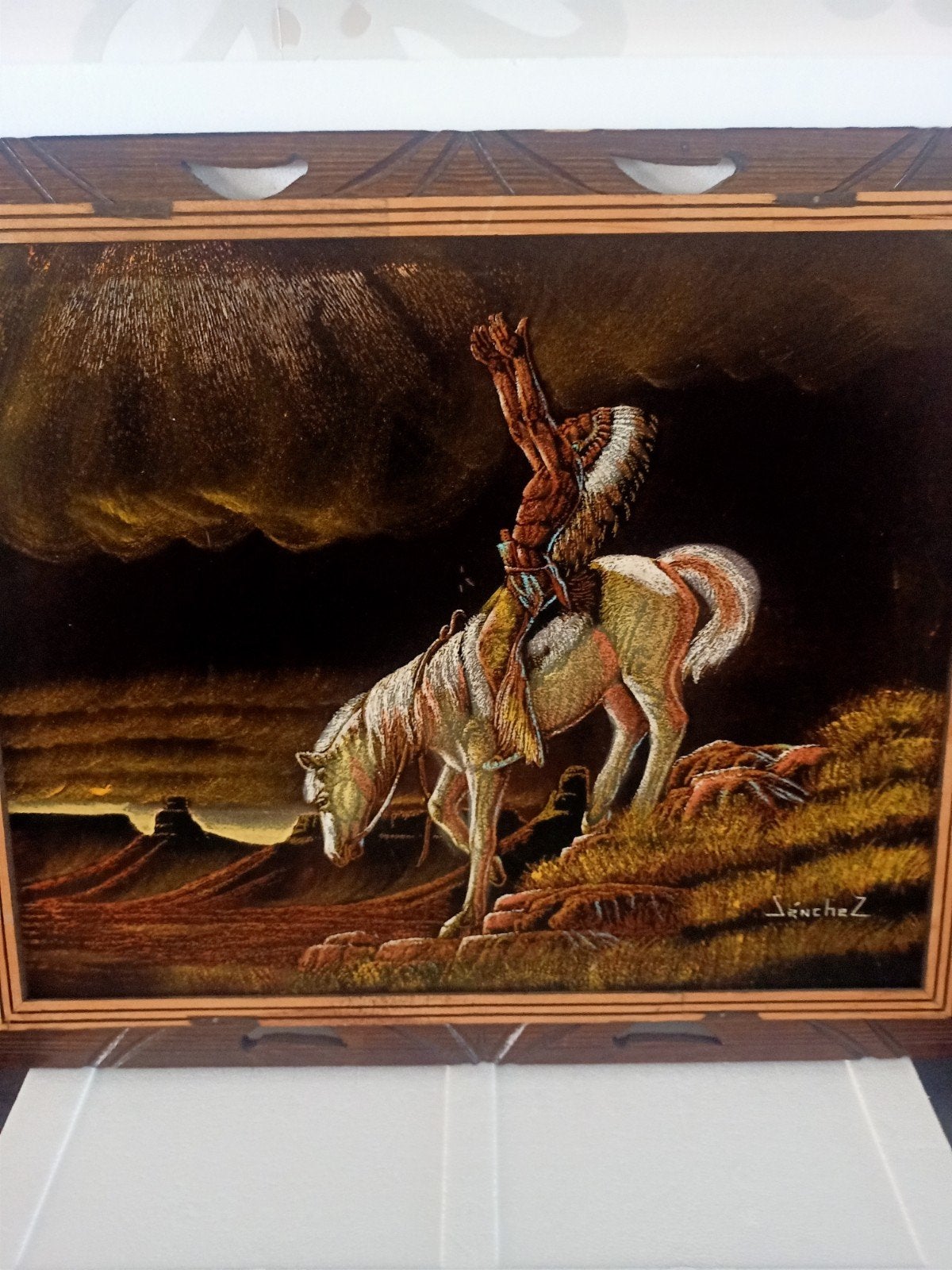 mooi schilderij Sanchez, Enlèvement