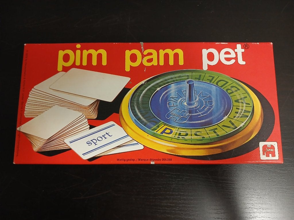 Jeu de société vintage Pim Pam Pet Jumbo - COMPLET, Enlèvement, Utilisé, Jumbo