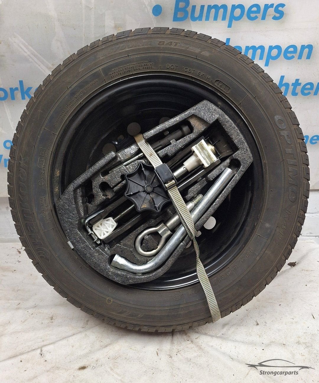 Reservewiel met gereedschap kit VW Polo 6R 5x100 185/60/15, Auto-onderdelen, Gebruikt, -, Volkswagen, -