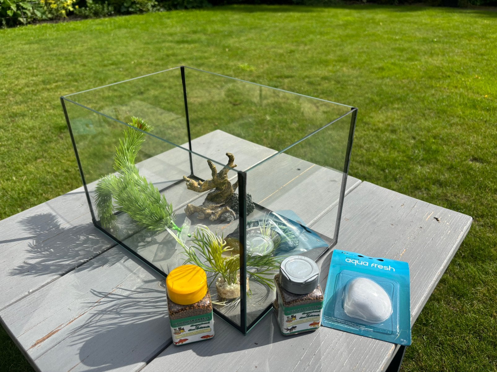 Aquarium, Ophalen of Verzenden, Zo goed als nieuw, Decoratie