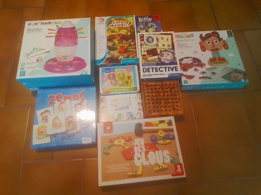 Lot de jeux  societe pour enfants 5 euros le tout, Hobby & Loisirs créatifs, Enlèvement, Utilisé