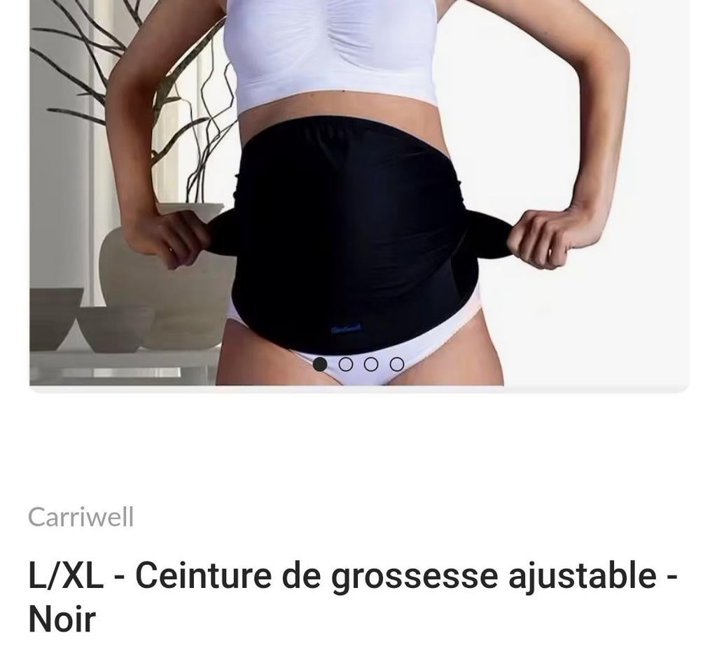 Ceinture de grossesse, Noir