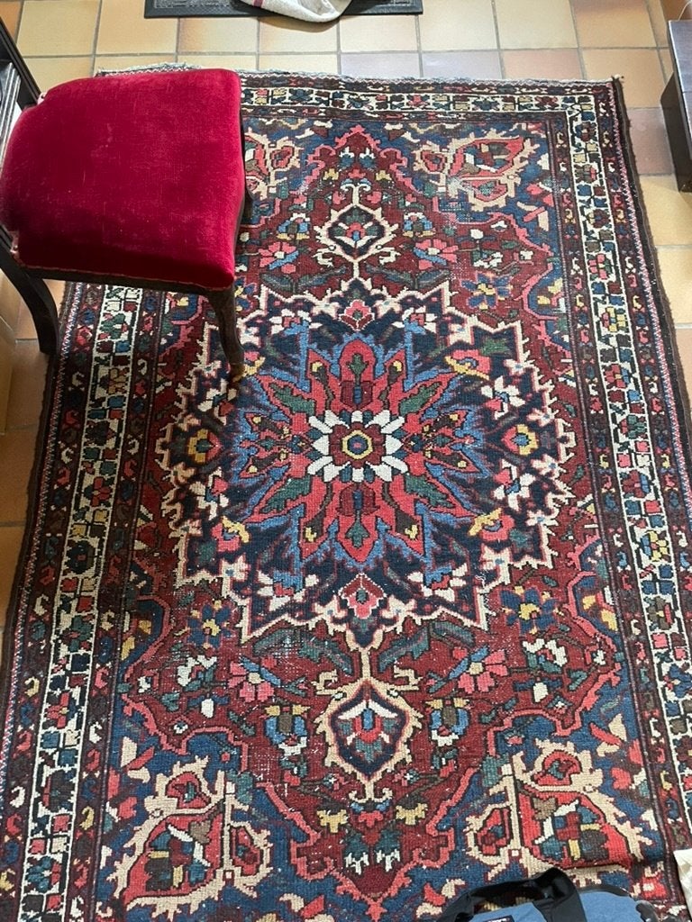 Tapis d'orient, Enlèvement, Utilisé