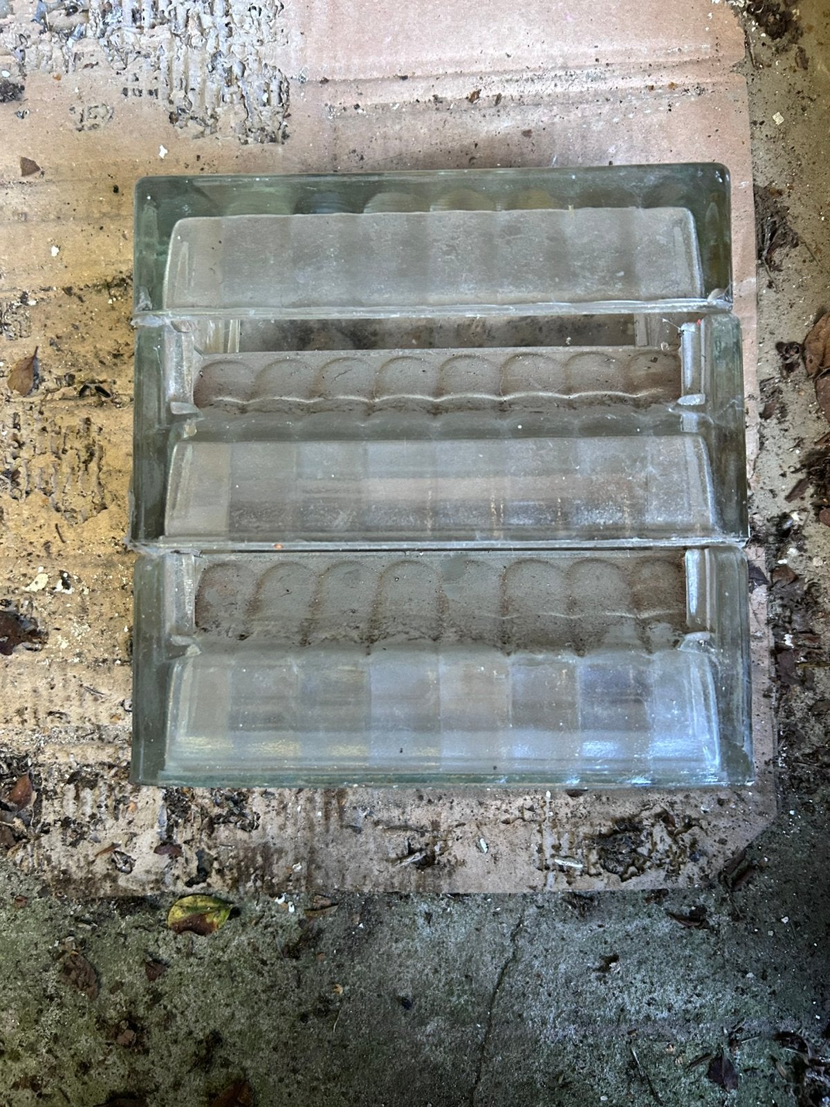 Glasdas met 2x verluchtingsgaatje, Doe-het-zelf en Bouw, Ophalen, Gebruikt