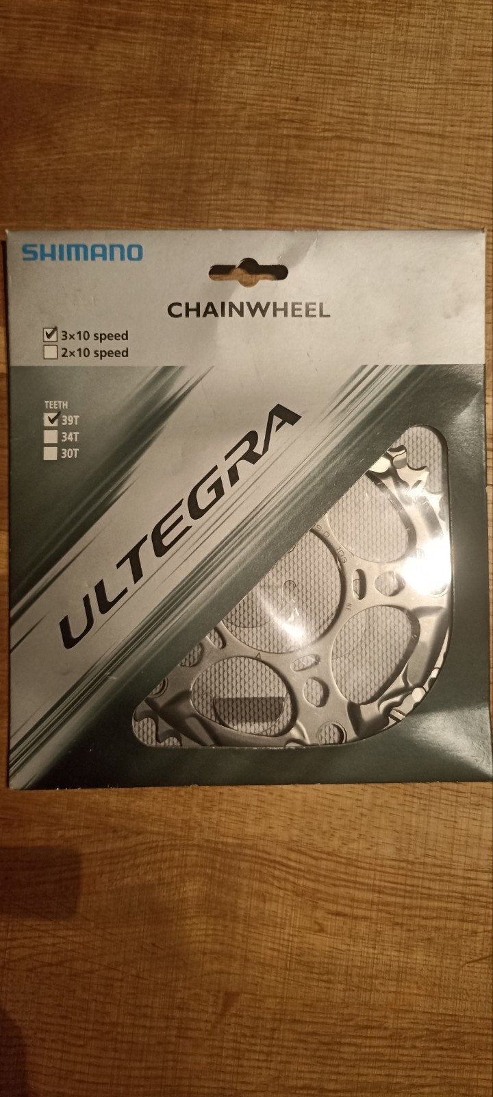 Kettingblad Shimano Ultegra 39T (3x 10speed) triple!, Ophalen