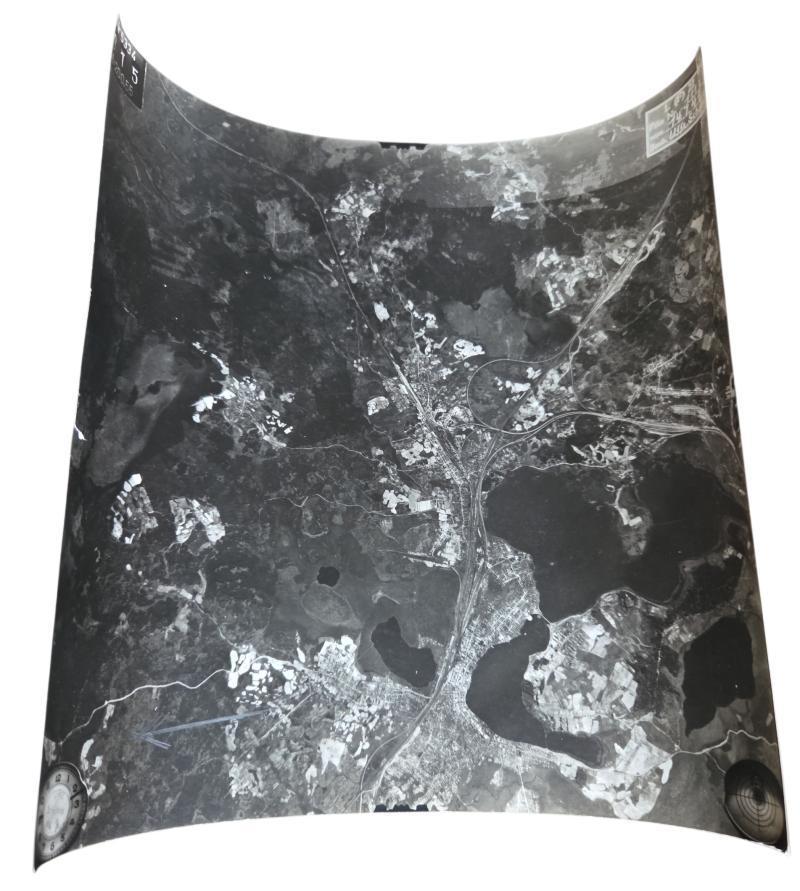 duitse ww2 luchtfoto denk Rusland ongeveer 30x30 cm, Ophalen of Verzenden