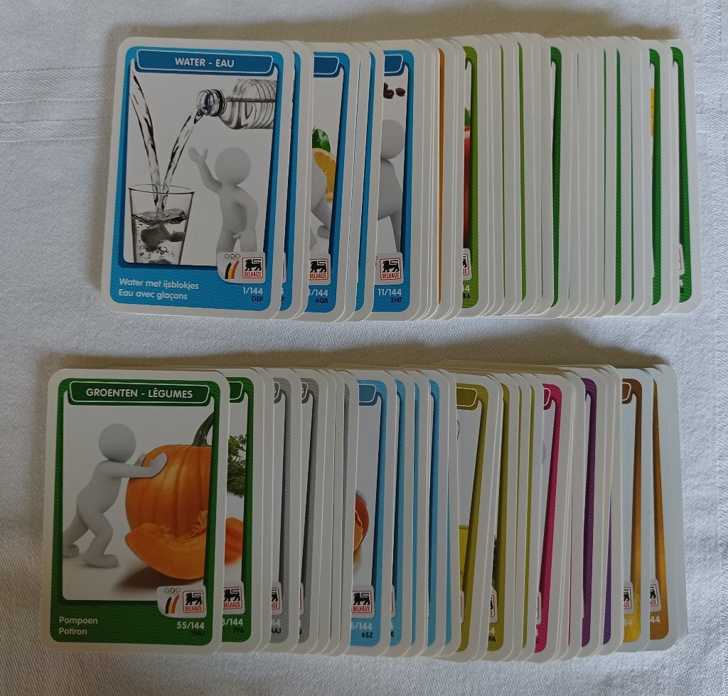 71 kaarten Fitte Helden (2010), Hobby en Vrije tijd, Ophalen of Verzenden, Zo goed als nieuw, Meerdere plaatjes