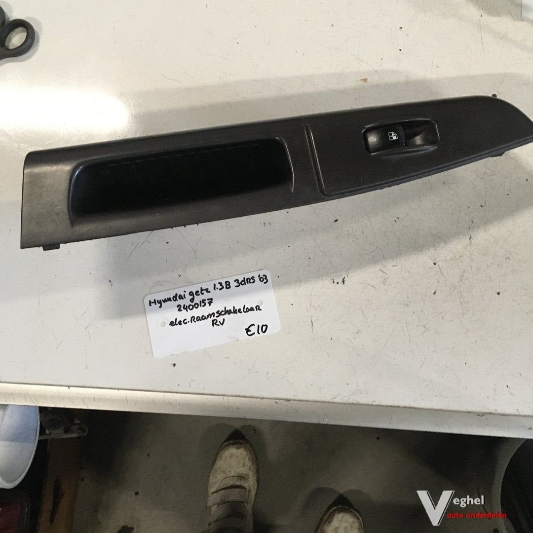 Hyundai Getz 1.3 B 2003 Raamschakelaar Rechtsvoor, Gebruikt, -, -, Ophalen of Verzenden