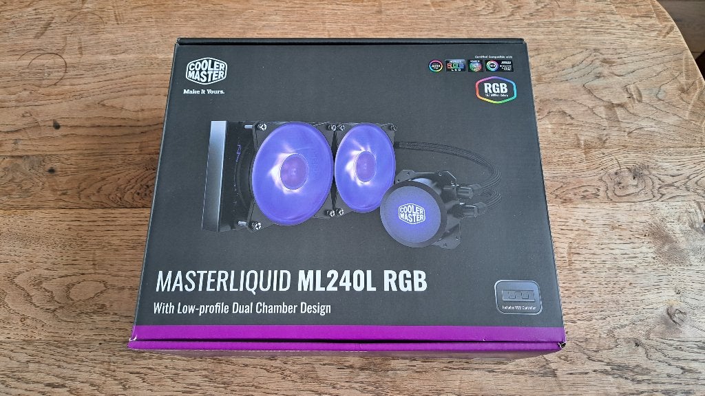 Cooler Master Masterliquid ML240L RGB, Computers en Software, Computerkoelers, Ophalen, Nieuw, Waterkoeling