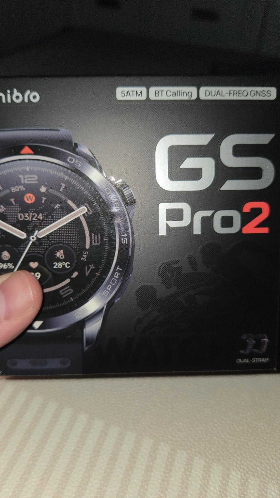 montre MIBRO GS PRO 2, Étanche, Comme neuf, Enlèvement, Android