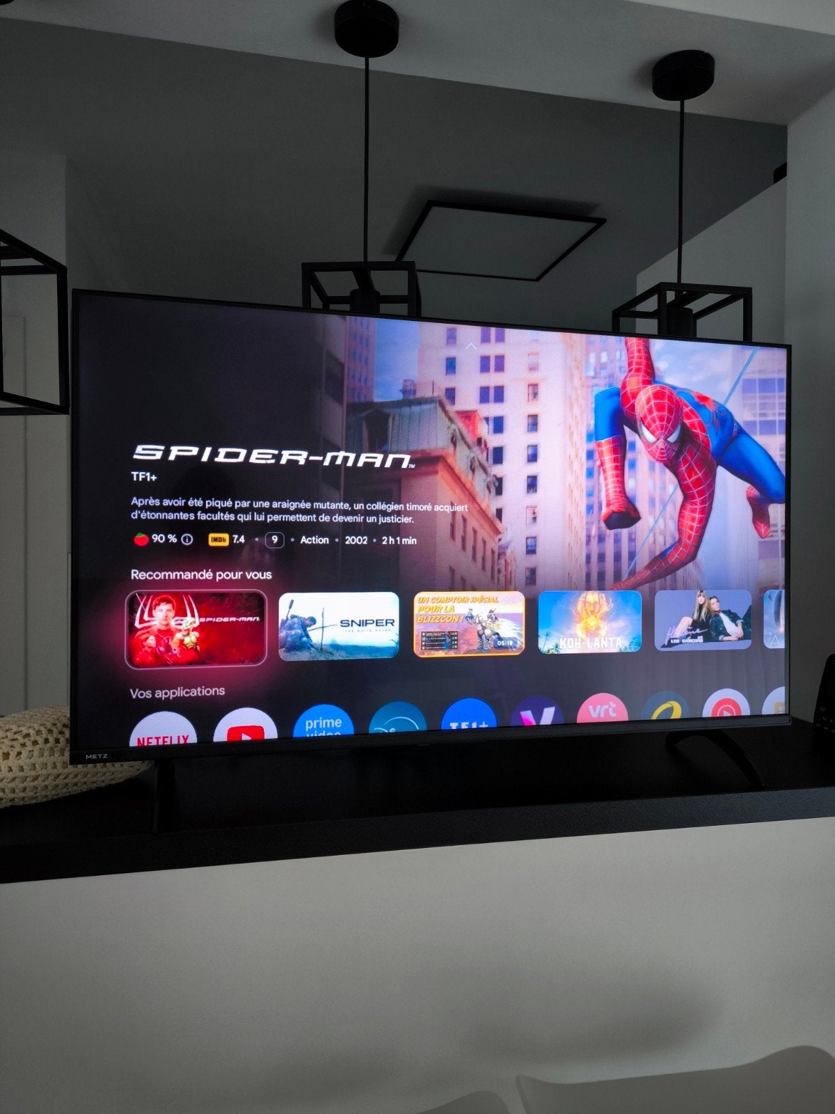 Google TV 40pouces QLED (Nouvelle), Neuf, QLED, 80 à 100 cm, Enlèvement