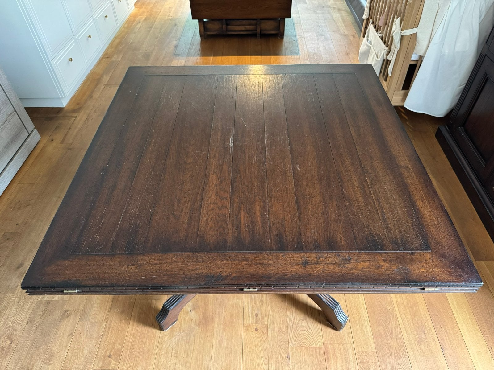Eiken eettafel - Royal Antique Collection, Huis en Inrichting, Ophalen, Gebruikt, Vijf personen of meer, 100 tot 150 cm