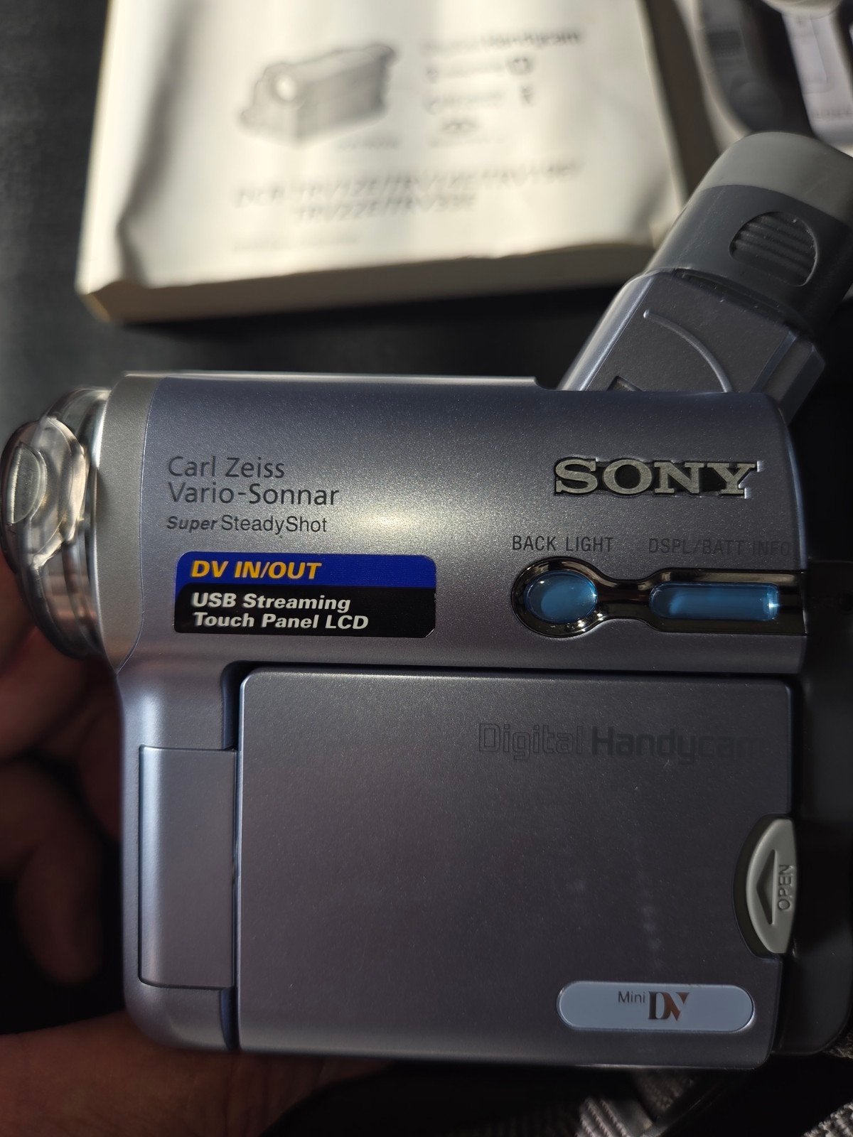 caméra sony avec tout les accessoires, Audio, Tv en Foto, Ophalen, Mini DV, Camera, Sony