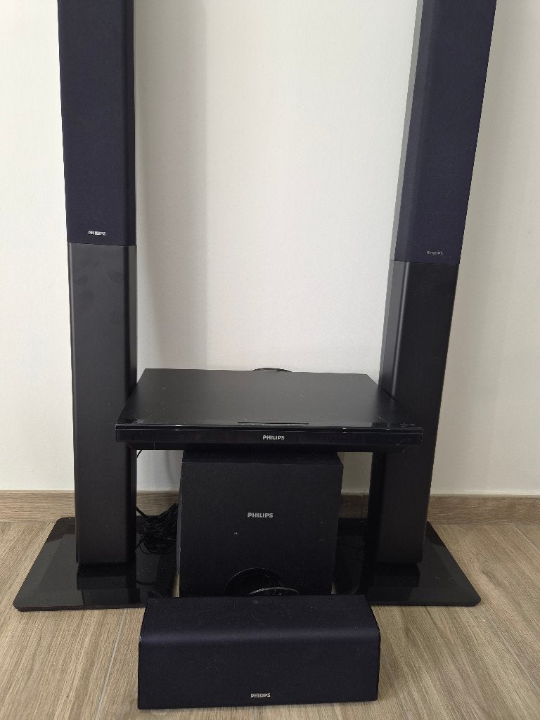 Home cinema philips 5.1, Audio, Tv en Foto, Ophalen, Philips, Gebruikt, Blu-ray-speler