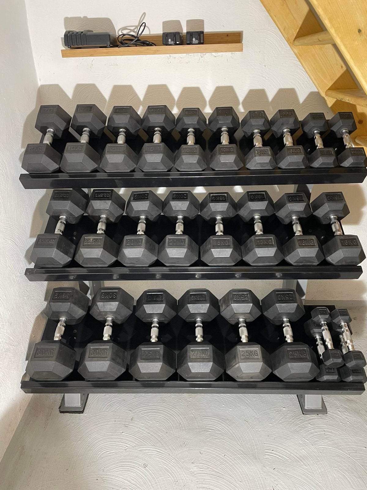 Hastings  hex dumbbels, Ophalen, Gebruikt