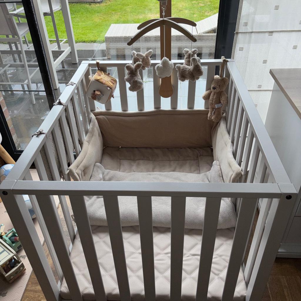 Verstelbaar BABYPARK TWF beige, Enlèvement, Comme neuf, Rectangulaire, Réglable en hauteur