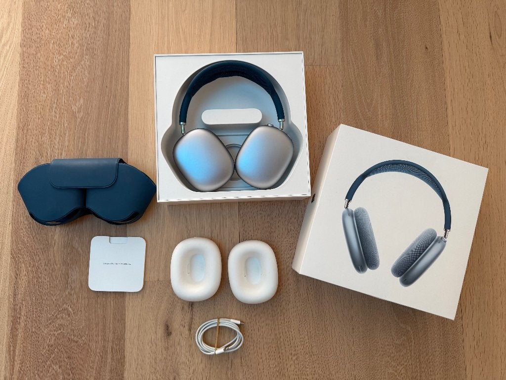 Apple AirPods Max - Bleu - Parfait état - Ensemble complet, TV, Hi-fi & Vidéo, Casques audio, Réglable, Comme neuf, Enlèvement