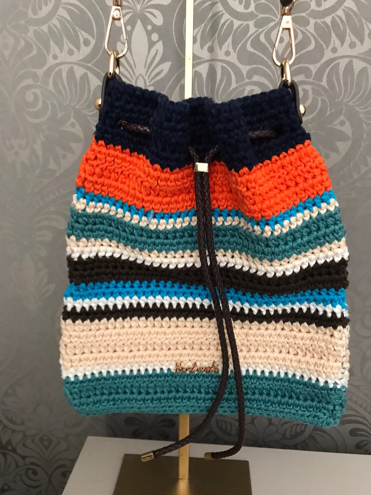 Schoudertasje handtas, Handtassen en Accessoires, Tassen | Damestassen, Ophalen, Zo goed als nieuw, Blauw, Handtas