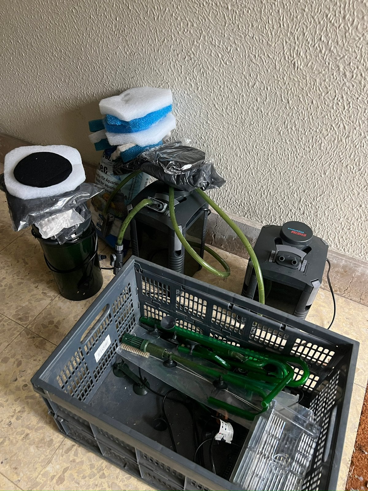 3 Eheim aquariumfilters, Ophalen, Gebruikt