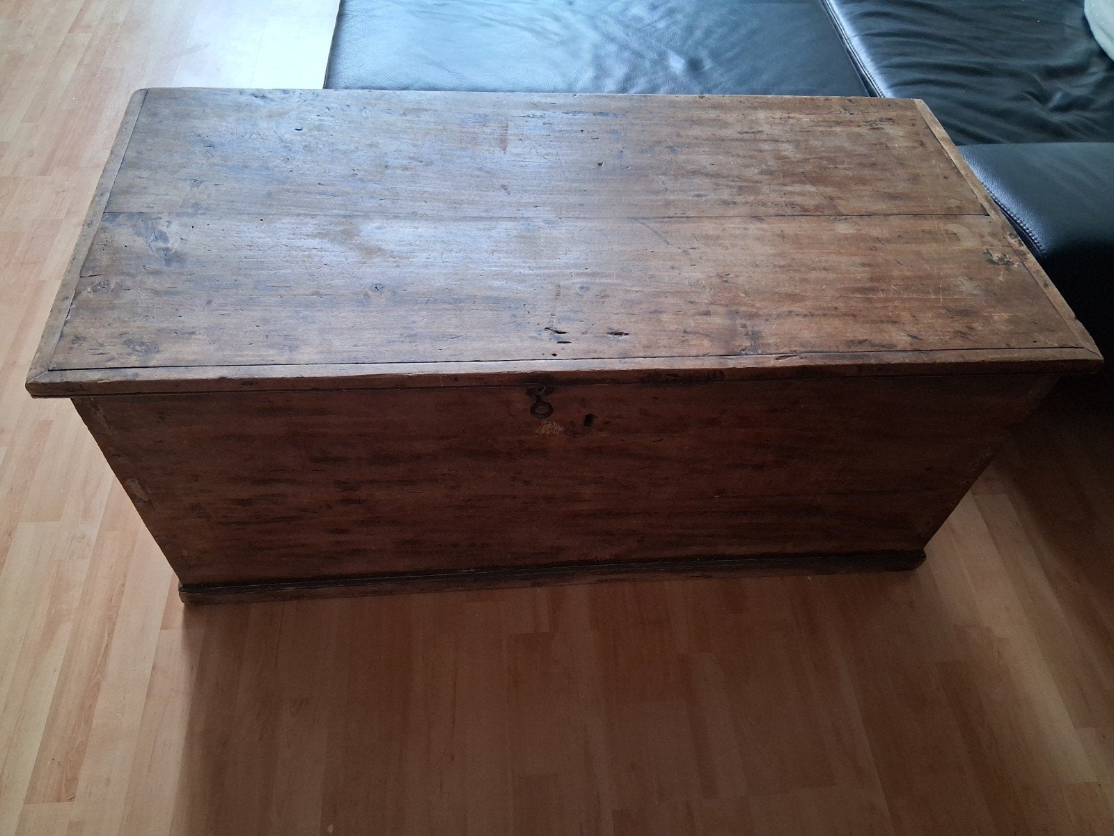 Magnifique coffre ancien en bois, Enlèvement, Utilisé, 50 à 75 cm, Autres essences de bois