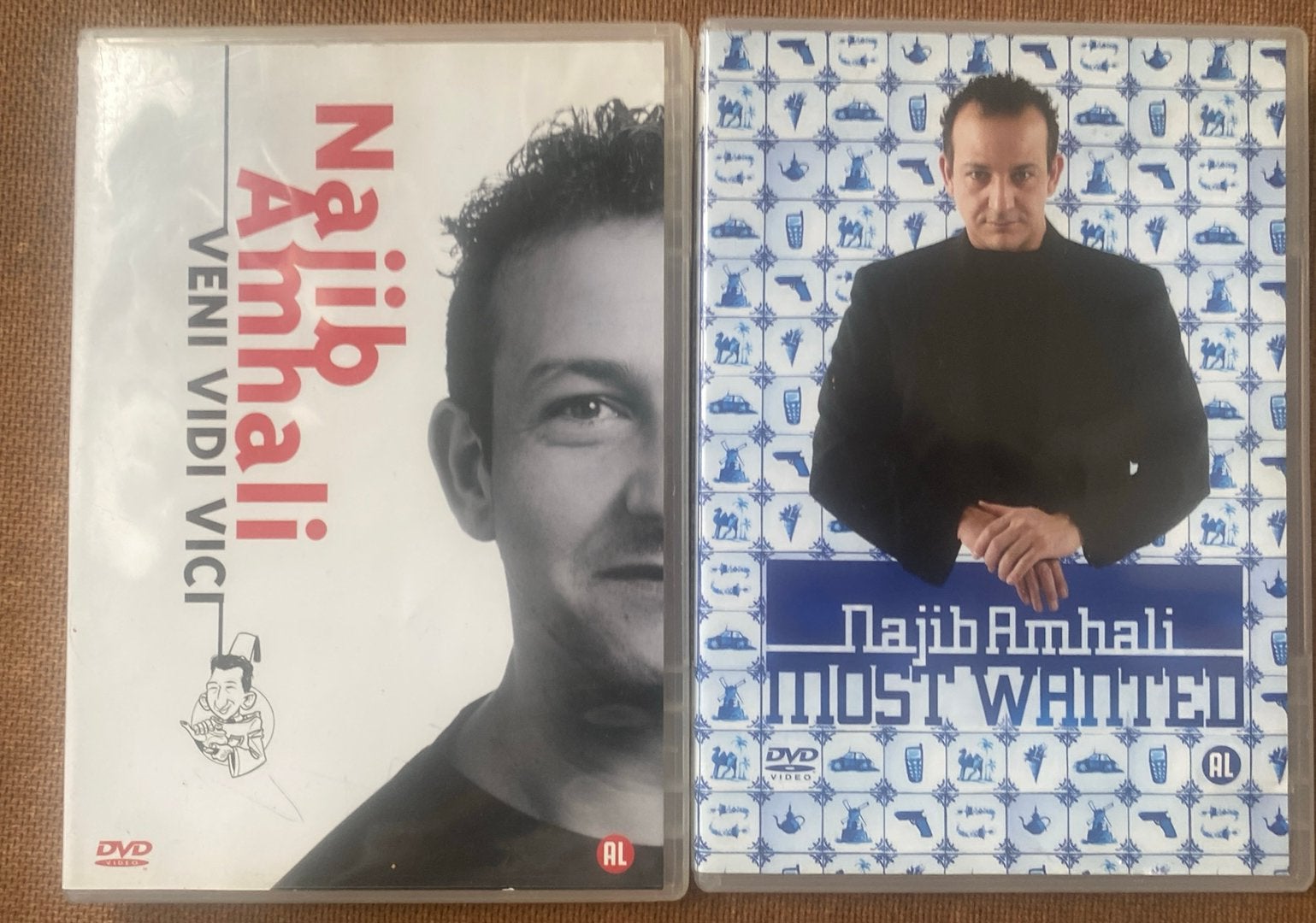 2 DVD’s van comédien Najib Amhali, Enlèvement ou Envoi, Comme neuf, Najib Amhali