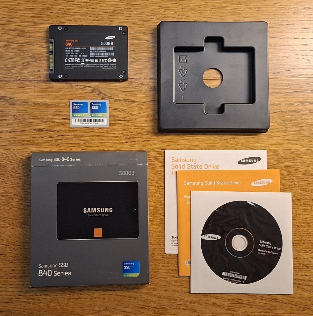 Samsung SSD 840 series - 500 GB, Computers en Software, Harde schijven, Intern, Gebruikt, Ophalen of Verzenden, 500 GB