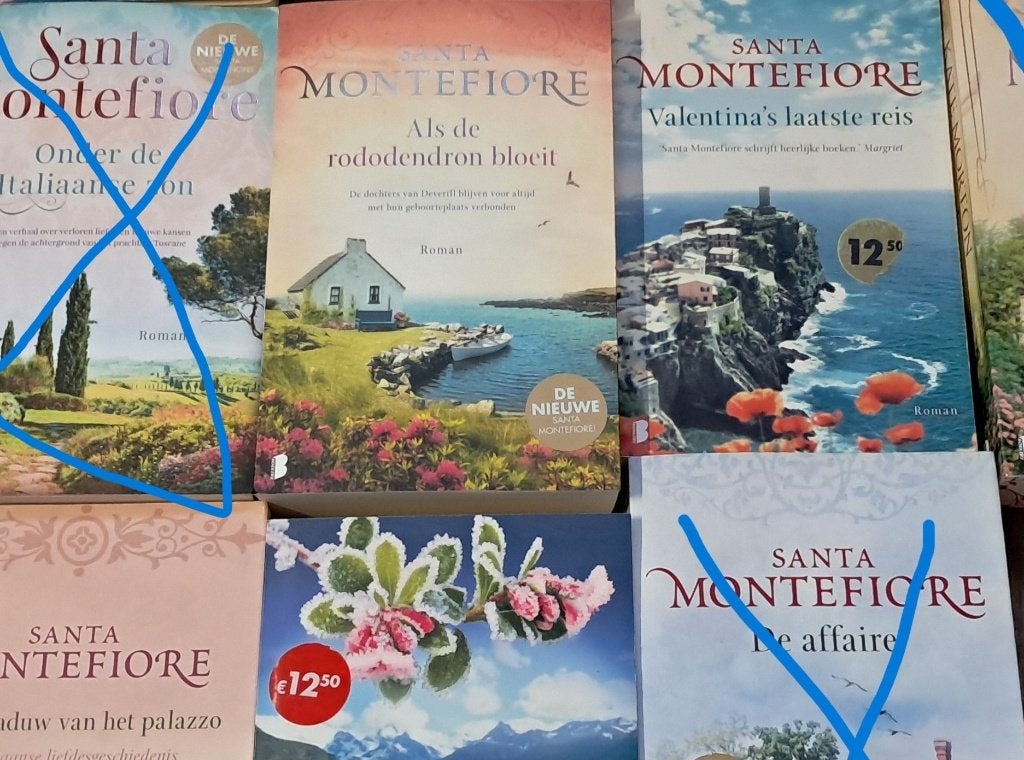 PAKKET BOEKEN " SANTA  MONTEFIORE", Boeken, Ophalen of Verzenden, Zo goed als nieuw, Santa Montefiore