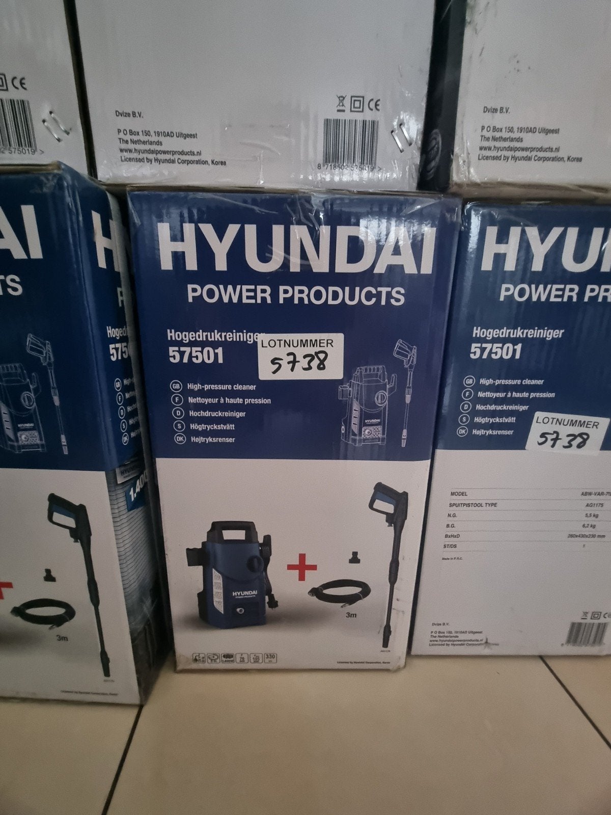 nettoyeur haute pression marque Hyundai, Jardin & Terrasse, Enlèvement ou Envoi