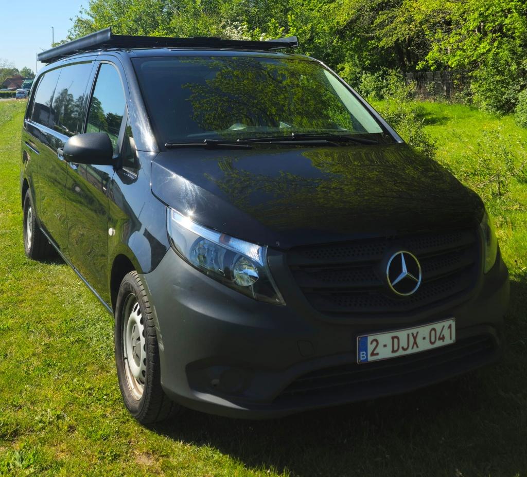 Mercedes-Benz Vito 116CDI 2.2L 2018 L3 Automaat, Multifunctioneel stuurwiel, 4 cilinders, Zwart, Mercedes-Benz