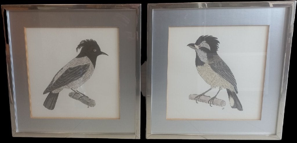 2 inkttekeningen van Dayelle de Terronblan, Ophalen, Tekening
