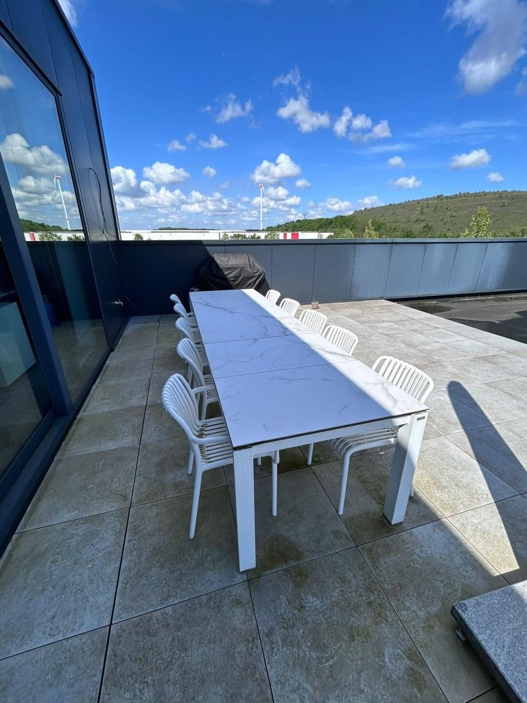Witte tuinset, Table à dinner, Salons de jardin, Aluminium, Utilisé