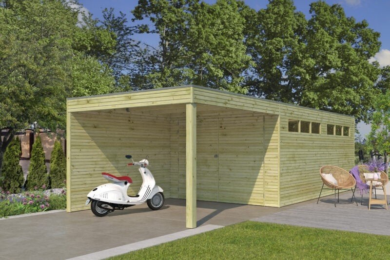 NIEUW Modern carport-garage 7211EXT300IMG, Verzenden, Nieuw