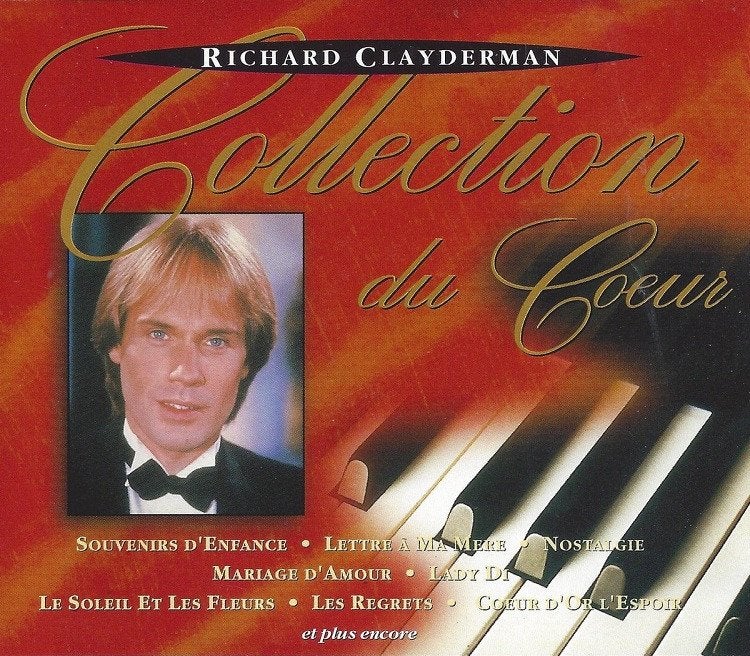SALE--CD RICHARD CLAYDERMAN-Collection du coeur Cd, Verzenden