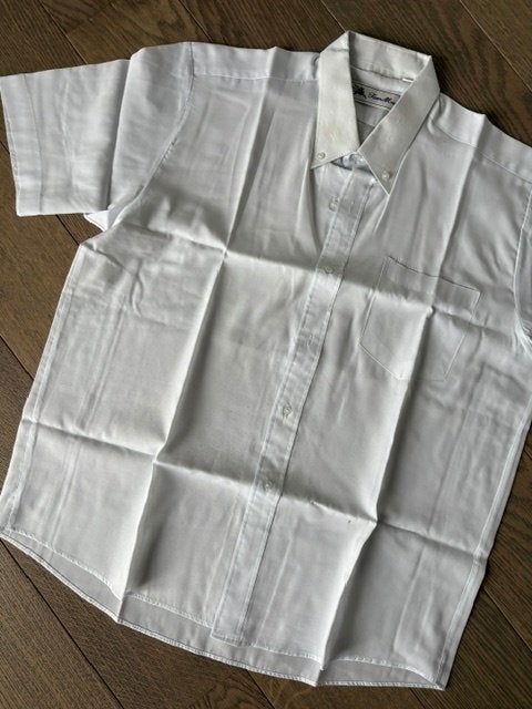Hemd vintage maat L, Ophalen of Verzenden, Gedragen, Wit, Halswijdte 41/42 (L)