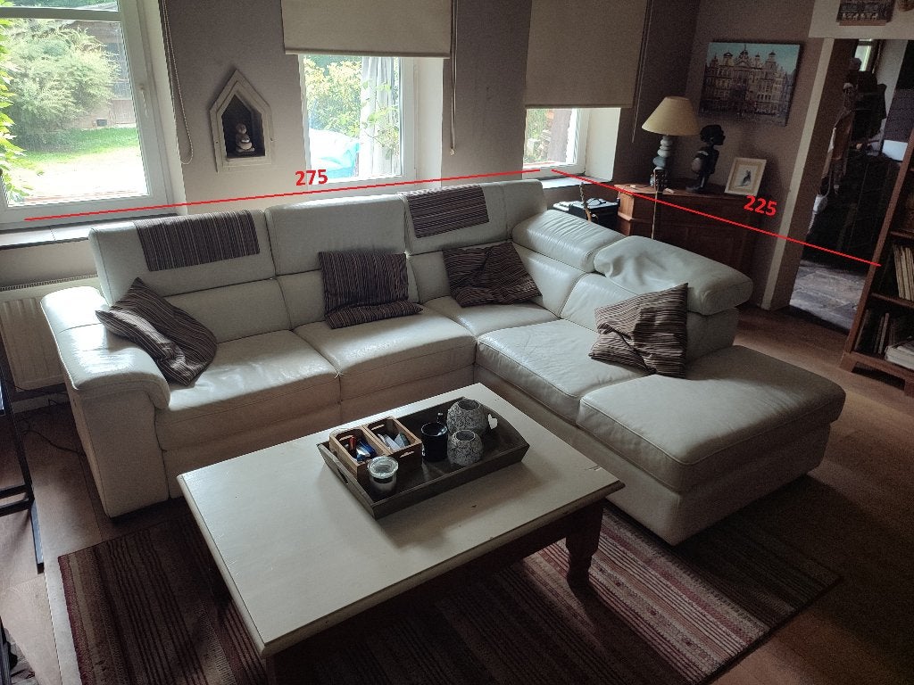 Divan en cuir, 125 cm ou plus, 150 cm ou plus, Divan en coin, Enlèvement