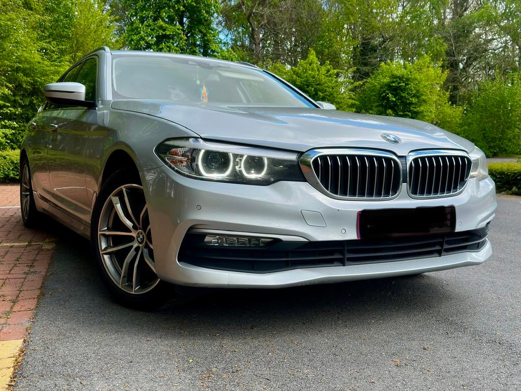 BMW 520D, Autos, Cuir, Argent ou Gris, Euro 6, Carnet d'entretien