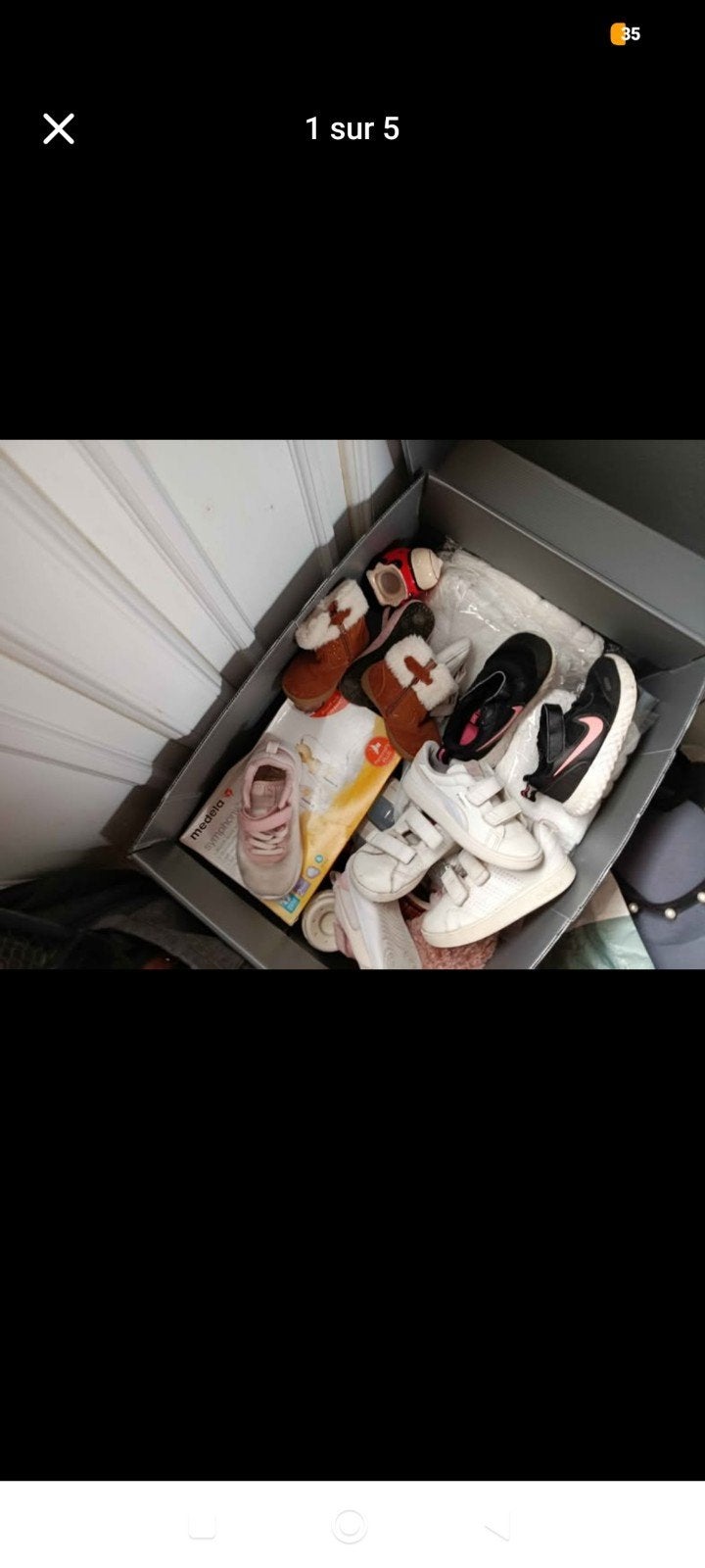 lot chaussures accessoires divers, Enlèvement, Utilisé